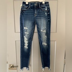 KanCan Signature Mid-Rise Ankle Skinny Jeans